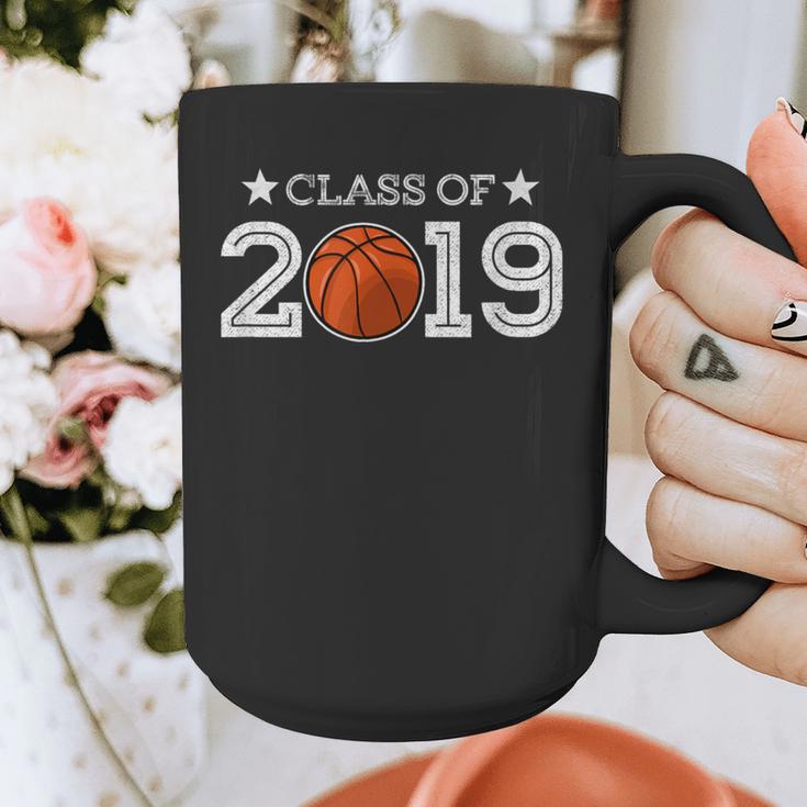Senior 2019 Basketball Shirt Graduation Class Of 2019 Stars Graphic Print Coffee Mug