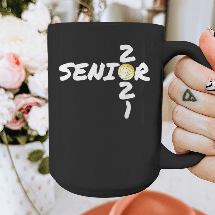 Senior 2021 Volleyball Graduation Shirt Graphic Print Coffee Mug