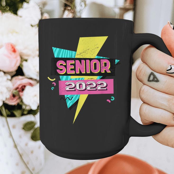 Senior 2022 Graduation Class Of 2022 Retro 90's Graduation Graphic Print Coffee Mug