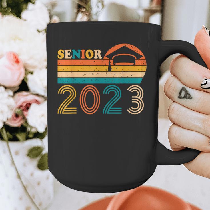 Senior 2023 Retro Class Of 2023 Seniors Graduation 23 Graphic Print Coffee Mug