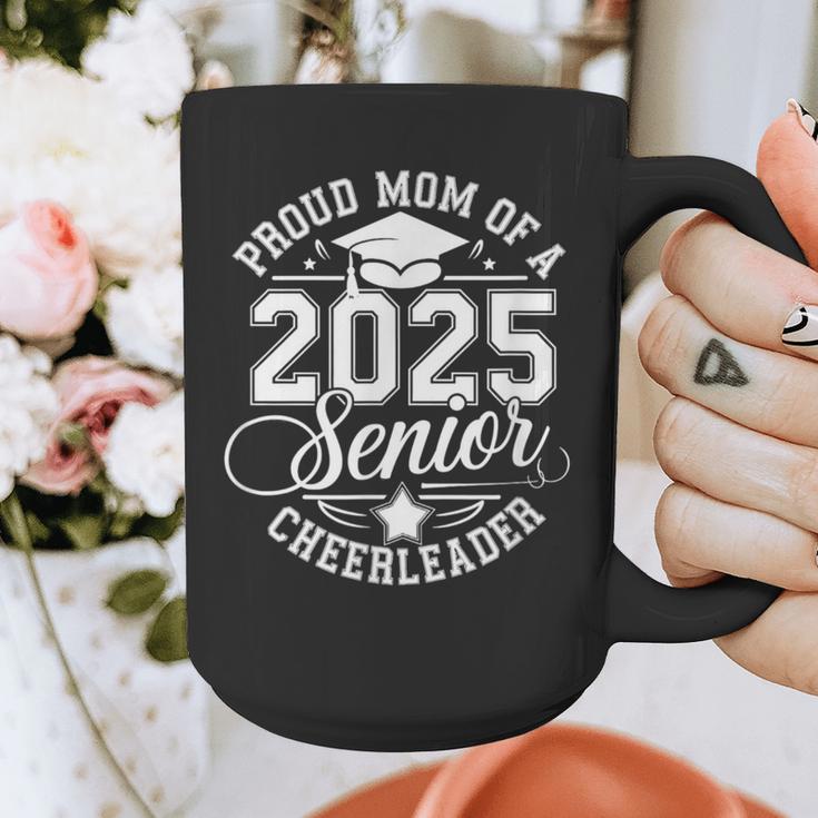 Senior 2025 Cheer Team Mom High School Graduation Outfit Graphic Print Coffee Mug