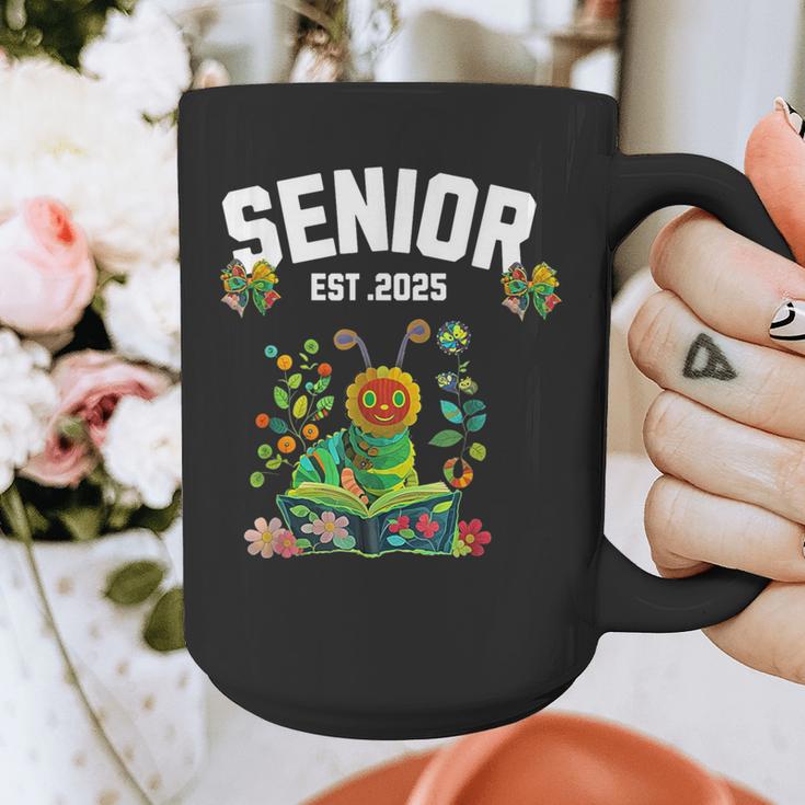 Senior 2025 Graduation Caterpillar For Kids Cute Coquette Graphic Print Coffee Mug