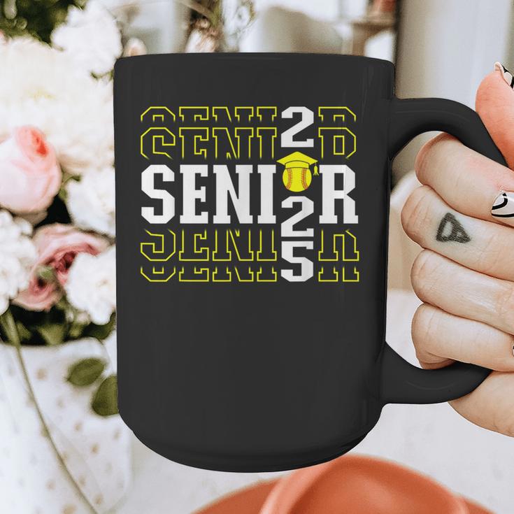 Senior 2025 Softball Class Of 2025 Graduation Graphic Print Coffee Mug