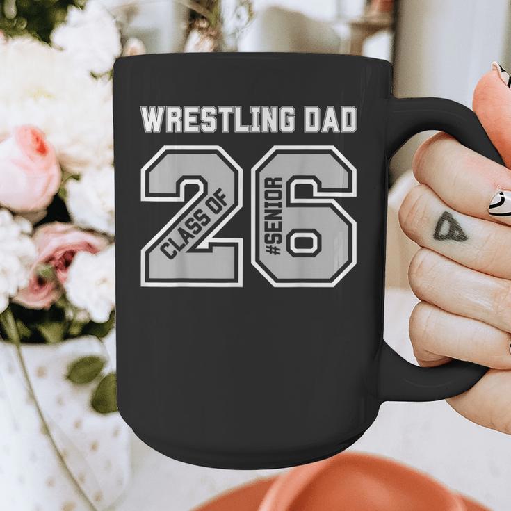 Senior 2026 Wrestling Dad Proud Senior 2026 Dad Graduation Graphic Print Coffee Mug