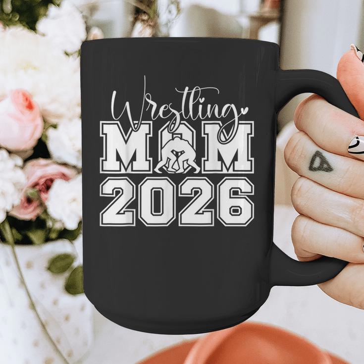 Senior 2026 Wrestling Mom Proud Senior 2026 Mom Graduation Graphic Print Coffee Mug