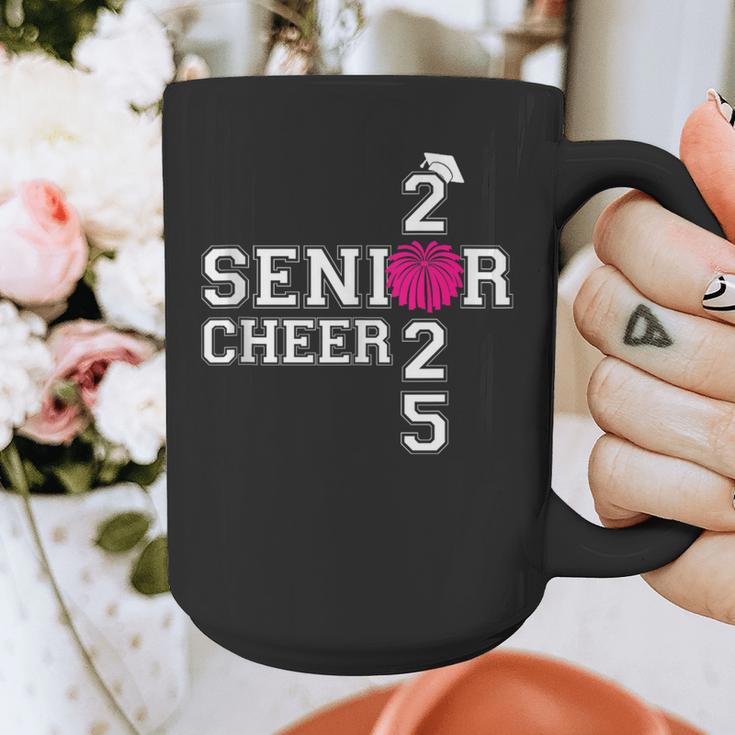 Senior Cheerleader Cheer Class Of 2025 Graduation Graduate Graphic Print Coffee Mug