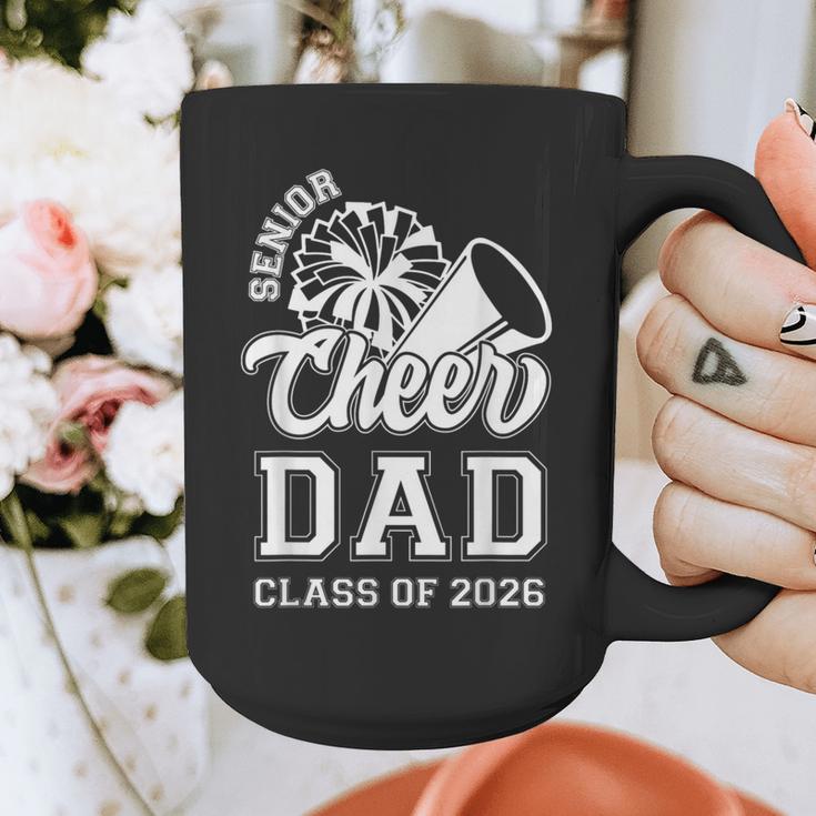 Senior Cheerleader Dad Cheer Class Of 2026 Graduation Men Graphic Print Coffee Mug