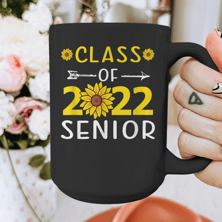 Senior Class Of 2022 Sunflower Graduation Seniors 22 Graphic Print Coffee Mug
