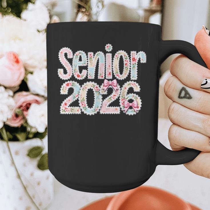 Senior Class Of 2026 Graduation 2026 Coquette Pink Bow Cute Graphic Print Coffee Mug