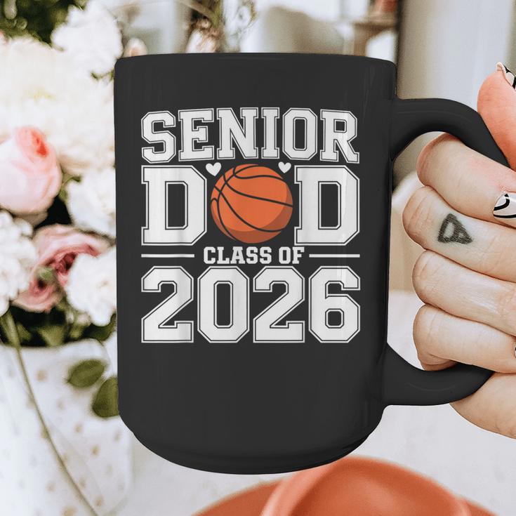 Senior Dad Class Of 2026 Cute Basketball Dad Graduation 2026 Graphic Print Coffee Mug