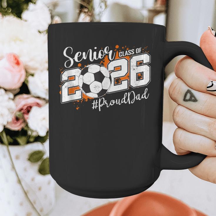 Senior Dad Class Of 2026 Soccer Ball Graduation Graphic Print Coffee Mug