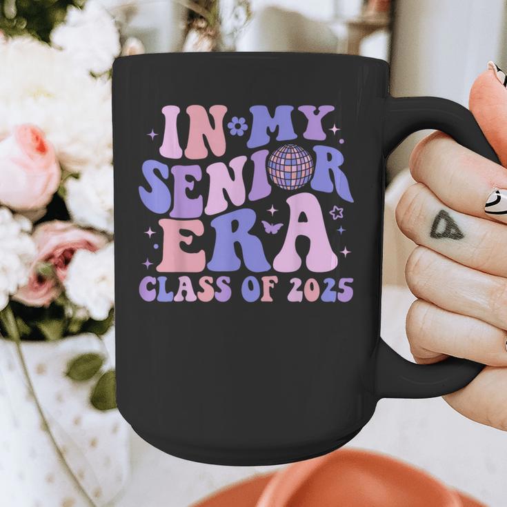 In My Senior Era Class Of 2025 Groovy Senior 2025 Graduation Graphic Print Coffee Mug