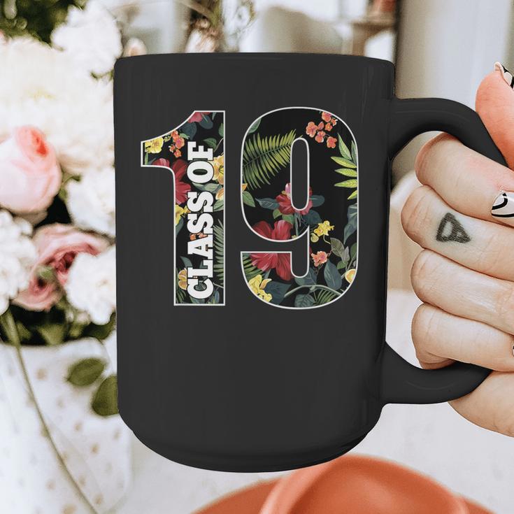Senior Floral Class Of 2019 Shirt Graduation Idea Graphic Print Coffee Mug
