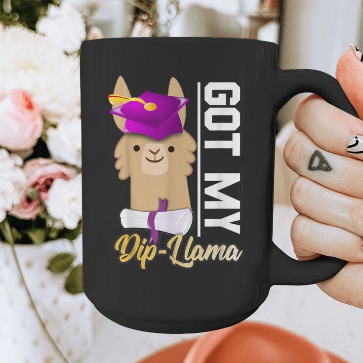 Senior Graduation TShirt 2019 Got My Diploma Llama Pun Shirt Graphic Print Coffee Mug