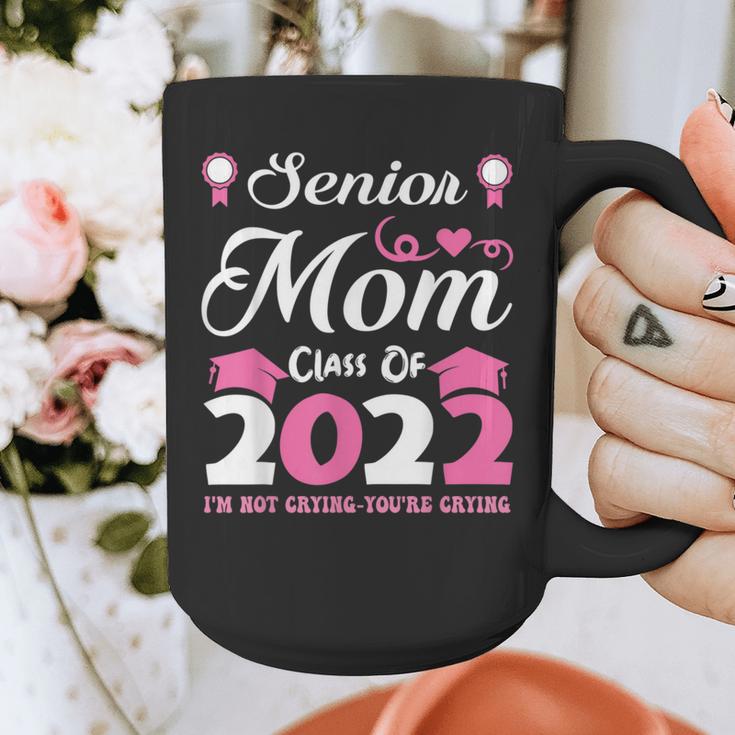 Senior Mom Of A Class Of 2022 Heart School Graduation Graphic Print Coffee Mug