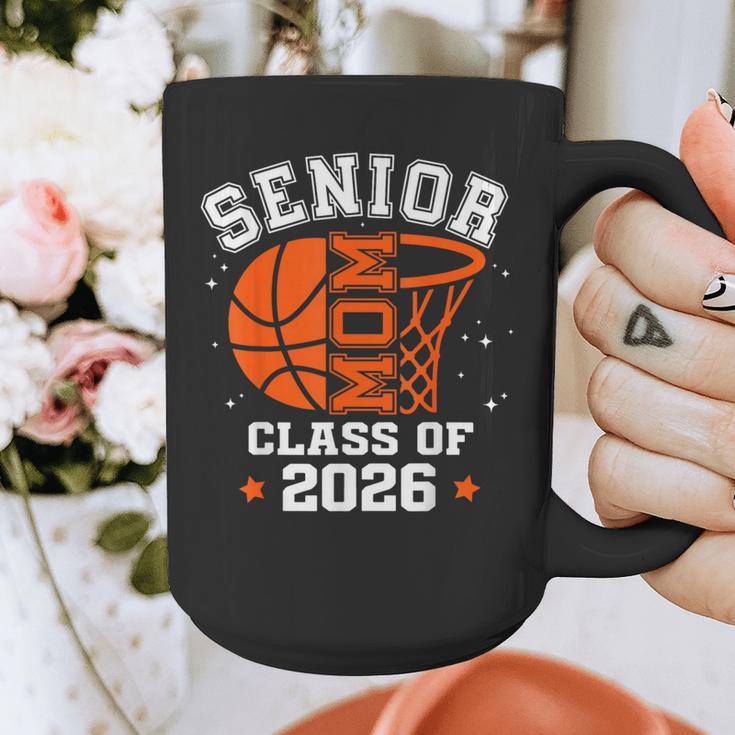 Senior Mom Class Of 2026 Basketball Graduation Graphic Print Coffee Mug
