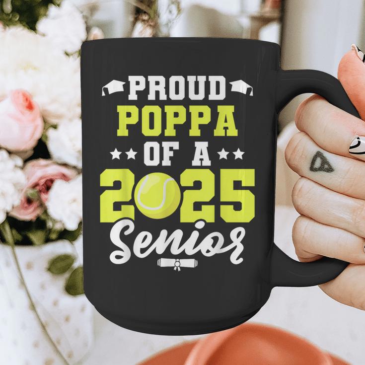 Senior Poppa 2025 Tennis Class Of 2025 Graduation Graphic Print Coffee Mug