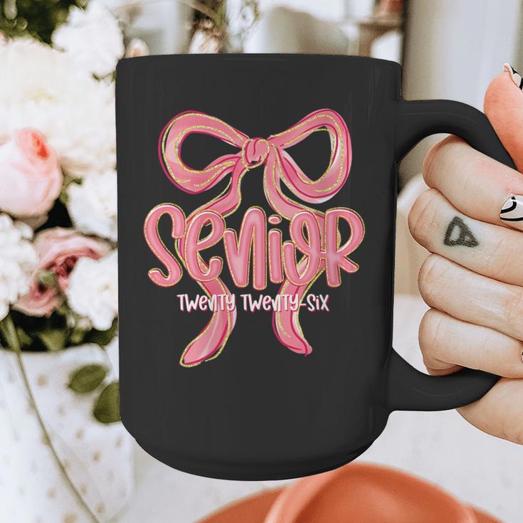 Senior Twenty Twenty-Six Coquette Graduation Class Of 2026 Graphic Print Coffee Mug