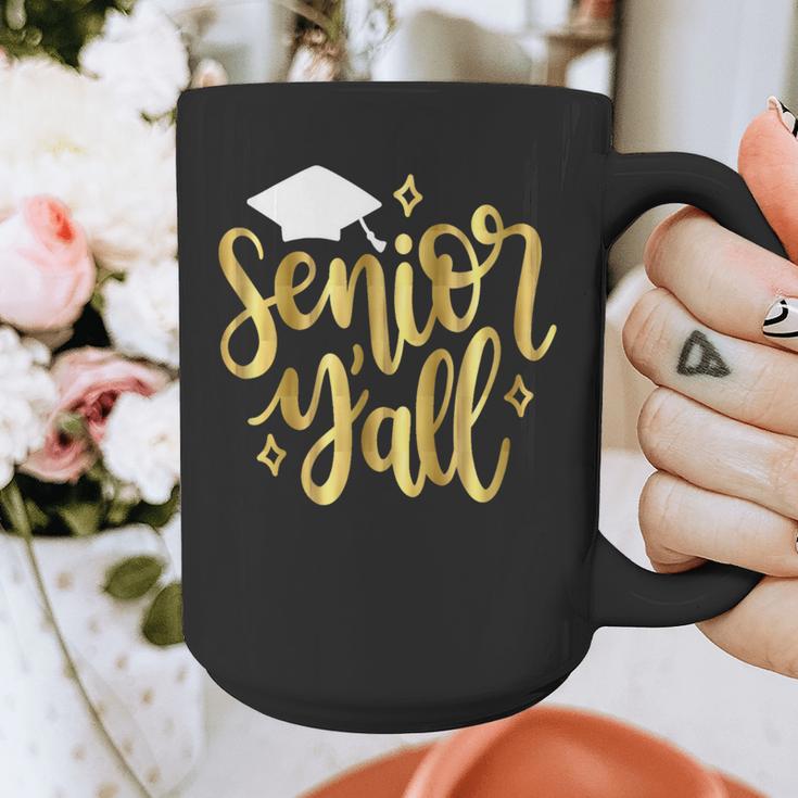 Seniors Y'All 2019 Graduation Tshirt High School College Graphic Print Coffee Mug