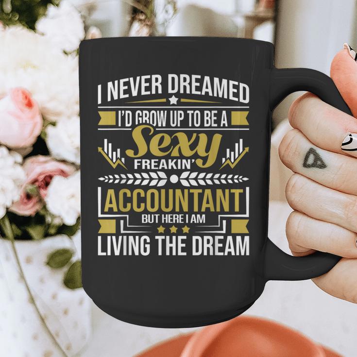 Be A Sexy Accountant Accounting Graduation Accountant Graphic Print Coffee Mug