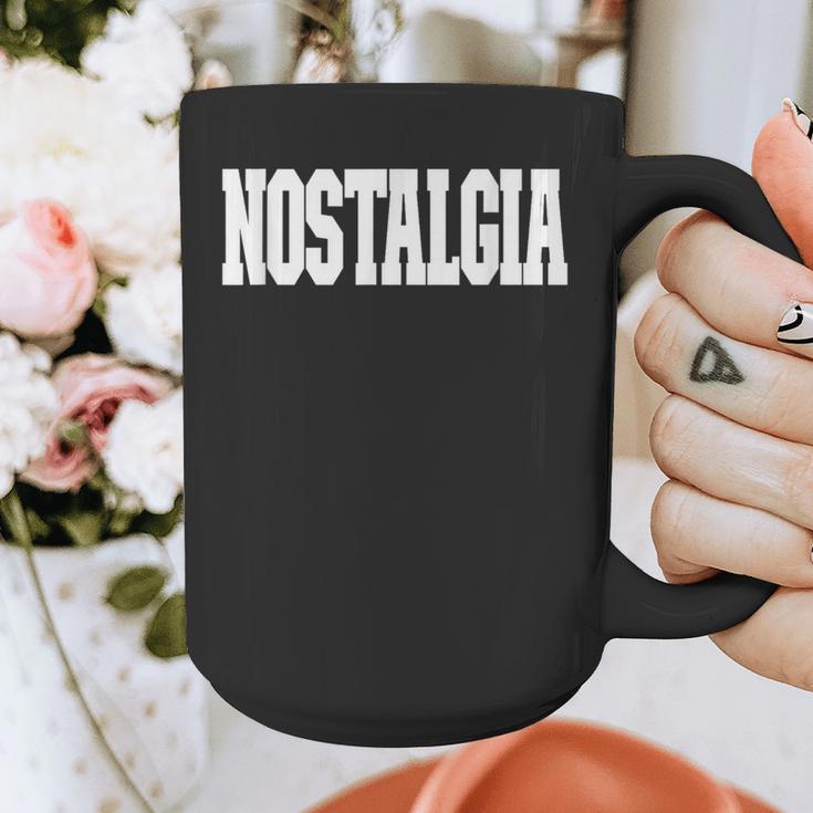 Shirt That Says Nostalgia For Men Women & Kids Graphic Print Coffee Mug