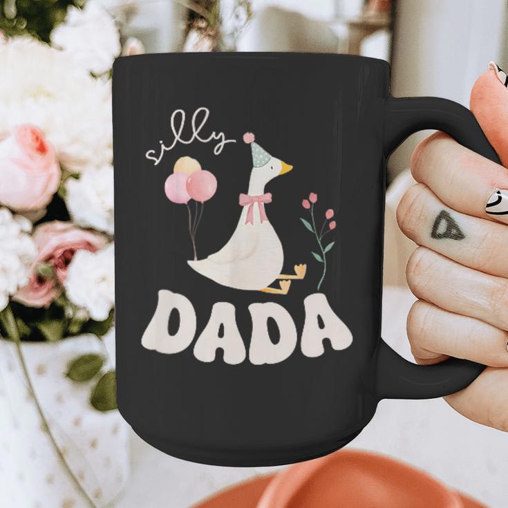 Silly Dada Silly Goose Dad Birthday Family Matching Party Graphic Print Coffee Mug