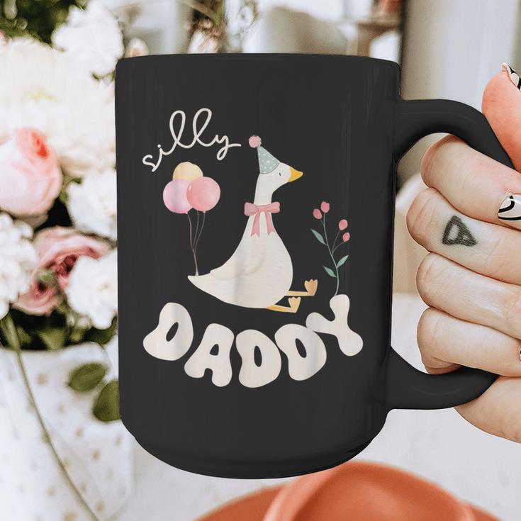 Silly Daddy Silly Goose Dad Birthday Family Matching Party Graphic Print Coffee Mug