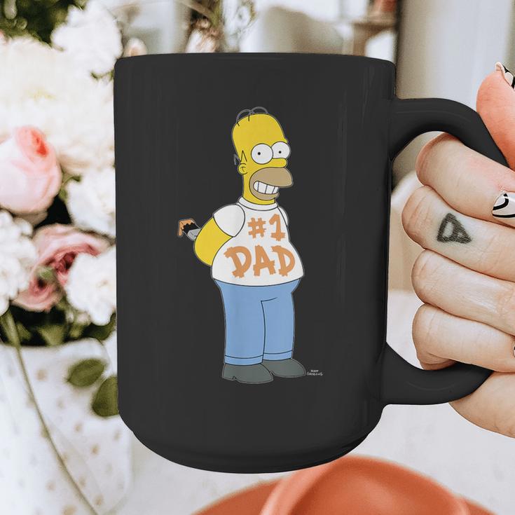 The Simpsons Homer Number 1 Dad Father's Day V2 Graphic Print Coffee Mug