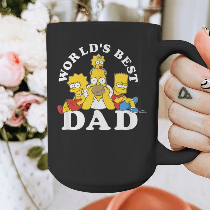 The Simpsons World's Best Dad Father's Day Group V2 Small Graphic Print Coffee Mug