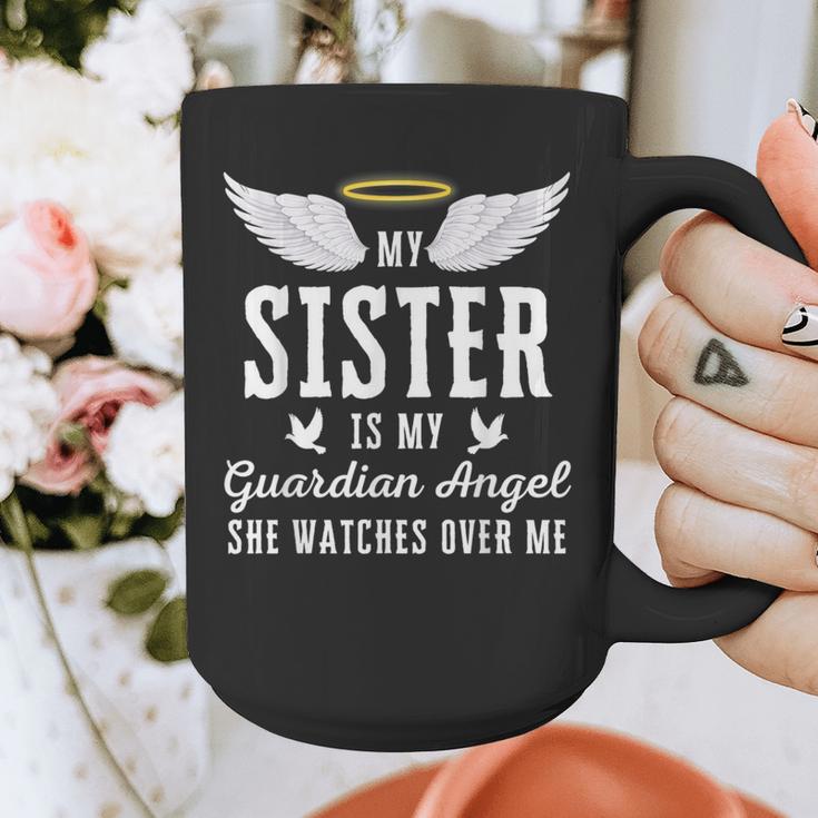 My Sister Is My Guardian Angel In Loving Memorial Memory Tee Graphic Print Coffee Mug