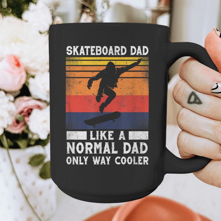 Skateboard Like A Normal Dad Vintage 80S 90S Retro Graphic Print Coffee Mug