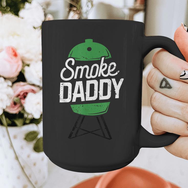 Smoke Daddy Green Egg Pitmaster Dad Tshirt BBQ Grill Graphic Print Coffee Mug