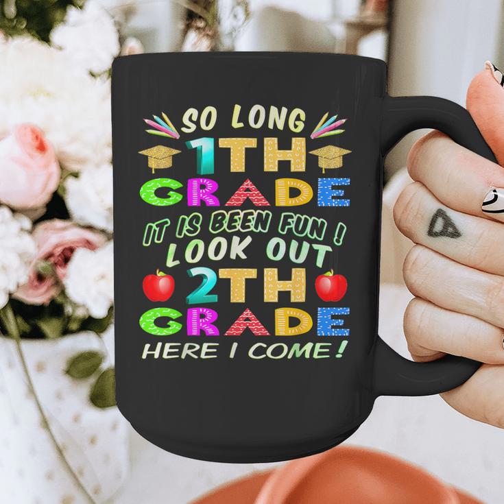So Long 1st Grade 2nd Grade Here I Come Graduation 2022 Graphic Print Coffee Mug