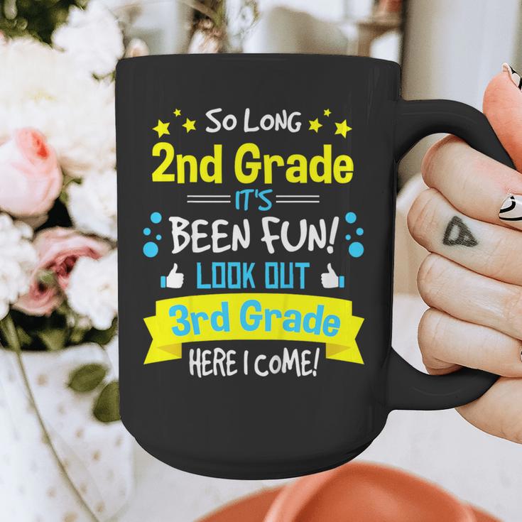 So Long 2nd Grade Here I Come 3rd Grader Graduation Graphic Print Coffee Mug