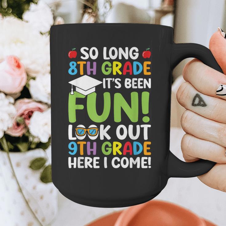 So Long 8th Grade 9th Grade Here I Come Graduation Graphic Print Coffee Mug