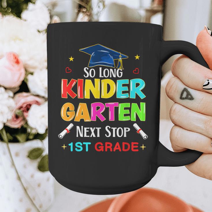 So Long Kindergarten Graduation 2025 Graduate 1st Grade Graphic Print Coffee Mug