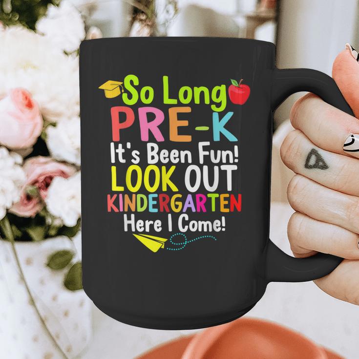 So Long Pre-K Kindergarten Here I Come Graduation Kids Graphic Print Coffee Mug