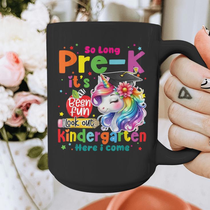 So Long Prek Pre-K Graduation Graduate Unicorn Kids Girls Graphic Print Coffee Mug