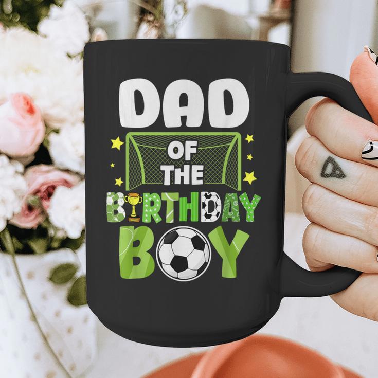 Soccer Dad Birthday Boy Party Soccer Family Matching Graphic Print Coffee Mug