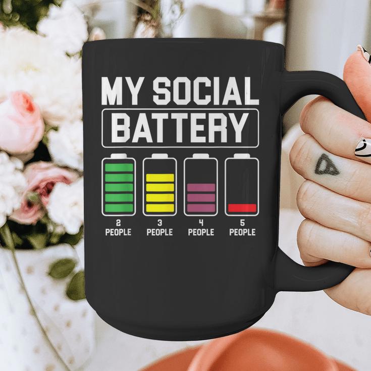 My Social Battery Introverted Low Energy Antisocial Graphic Print Coffee Mug My Social Battery Introverted Low Energy Antisocial Graphic Print Coffee Mug