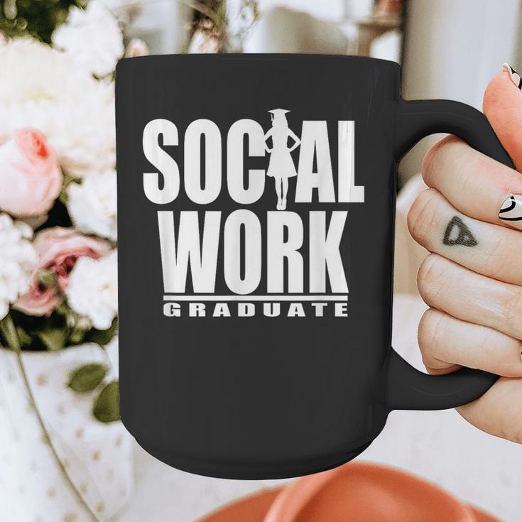 Social Work Graduate TShirt College Graduation Graphic Print Coffee Mug