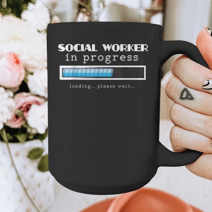Social Worker In Progress MSW Masters Graduation Shirt Graphic Print Coffee Mug