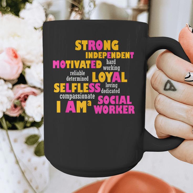 Social WorkerShirt Graduation Social Work Month Graphic Print Coffee Mug