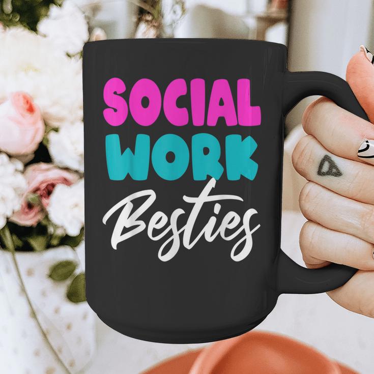 Social Worker Work Coworkers Best Friend Graduation MSW Graphic Print Coffee Mug