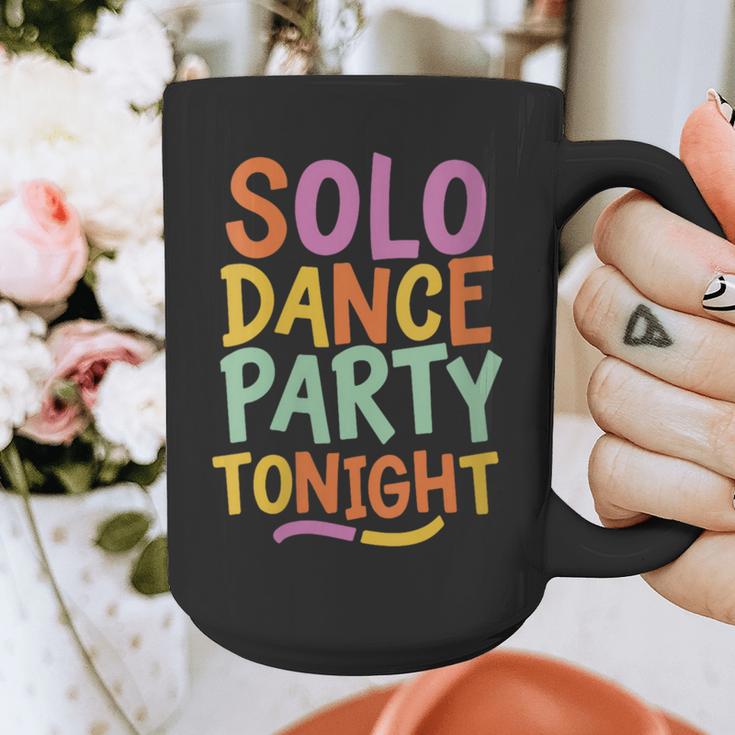 Solo Dance Party Tonight Singles Introvert Humor Graphic Print Coffee Mug Solo Dance Party Tonight Singles Introvert Humor Graphic Print Coffee Mug