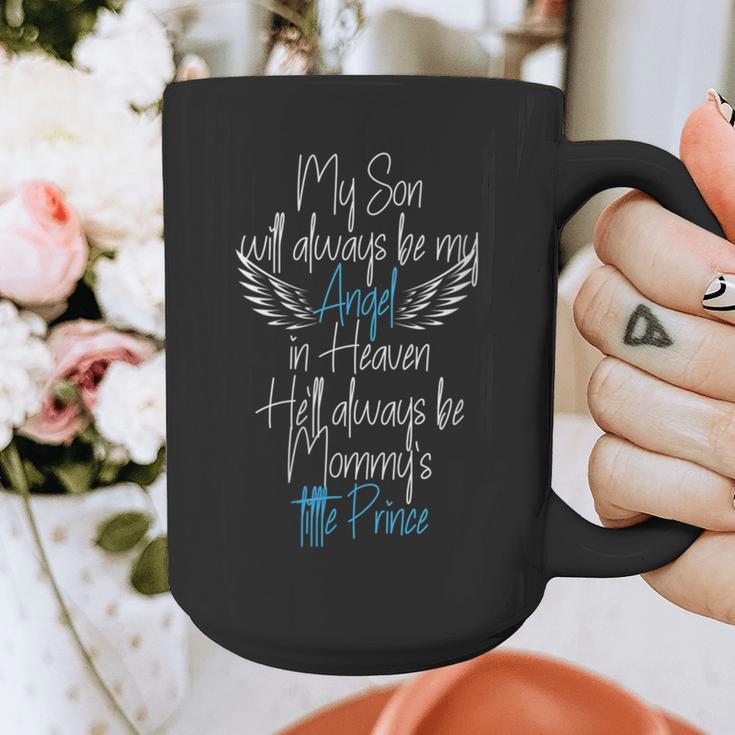 My Son My Angel In Heaven In Loving Memory Of My Son Graphic Print Coffee Mug My Son My Angel In Heaven In Loving Memory Of My Son Graphic Print Coffee Mug