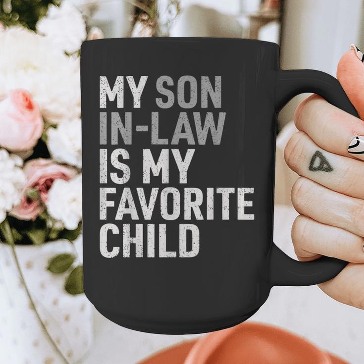 My Son In Law Is My Favorite Child Mom Dad Parents Graphic Print Coffee Mug My Son In Law Is My Favorite Child Mom Dad Parents Graphic Print Coffee Mug