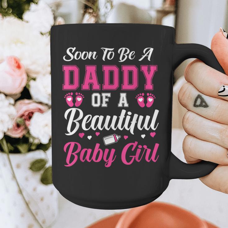 Soon To Be A Daddy Of A Beautiful Baby Girl Baby Shower Graphic Print Coffee Mug