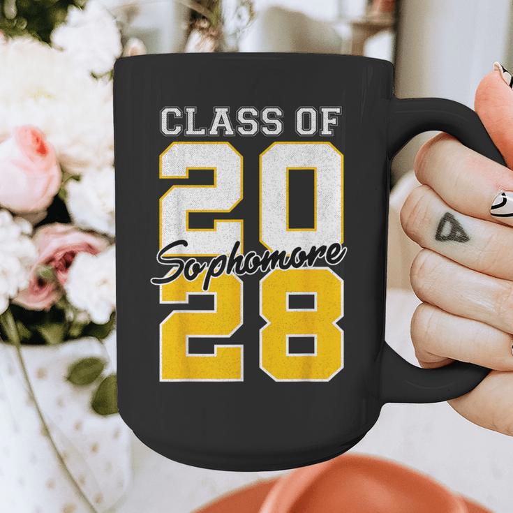 Sophomore 2028 Class Of 2028 Graduation 2028 10th Grade Graphic Print Coffee Mug Sophomore 2028 Class Of 2028 Graduation 2028 10th Grade Graphic Print Coffee Mug