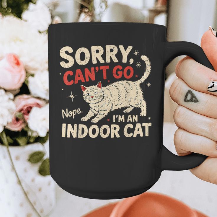Sorry I Can't Go I'm An Indoor Cat Introvert Cat Owner Graphic Print Coffee Mug Sorry I Can't Go I'm An Indoor Cat Introvert Cat Owner Graphic Print Coffee Mug